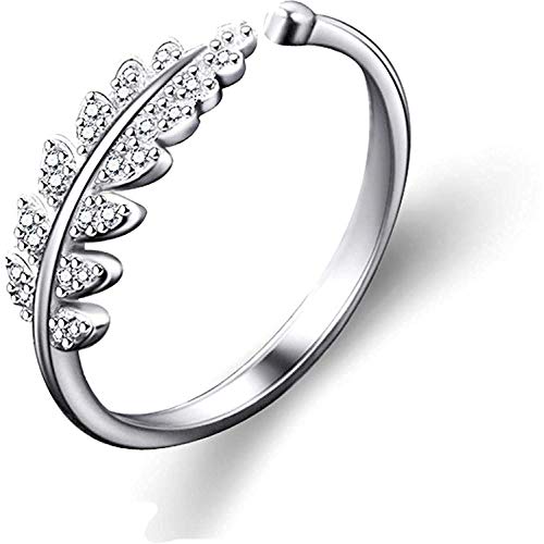 I Jewels Adjustable Silver Plated CZ Ring for Women (A81FL127) (B07R4FF3LS) Amazon Price History, Amazon Price Tracker