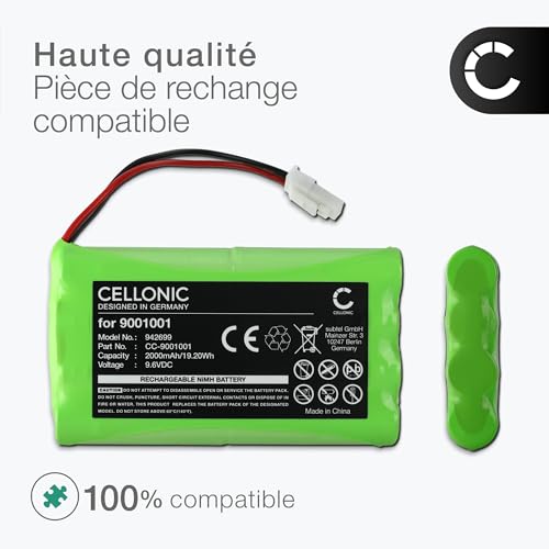 Batterie Somfy 9001001 Bosch Dexxo Compact Optimo CELLONIC 9.6V - 4
