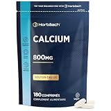 Calcium Carbonate Powder Tablets 800mg | Complement Alimentaire | 180...