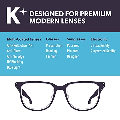 Koala Eyeglass Lens Cleaner Spray Kit | American Made | 18 Ounces + 3 Koala Cloths | Streak and Alcohol Free | Carefully Engineered Glasses Cleaner | Safe for All Lenses