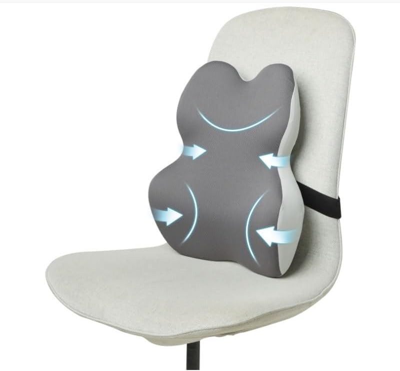 The Breathable Polyester Lumbar Support Pad Car Offices is Suitable for All Seasons