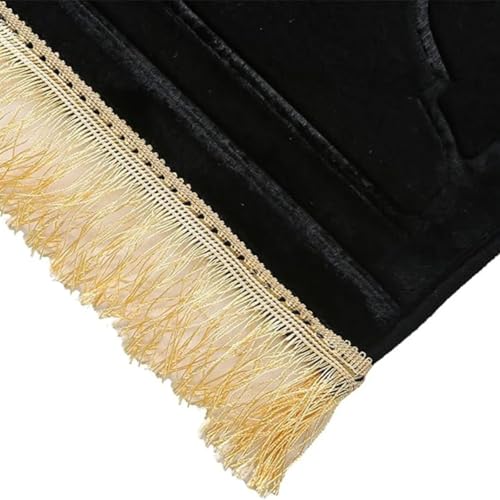 Tapis de prière islamique doux en flanelle pour le recueillement quotidien à la maison - 7