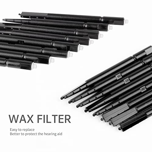 Hearing Aid Wax Guard - Hearing Aid Medical Supply Replacement Nanocare Filters Wax Traps (10 Cards/Lot) #TOP5