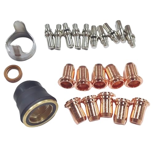 23Pcs Plasma Cutter Kit Compatible with Harbor Freight Titanium 65 Torch TI-PC65 IPT-65 59164