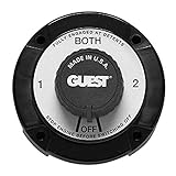 Guest 2110A Universal Mount Marine Battery Selector Switch with Alternator Field Disconnect (230