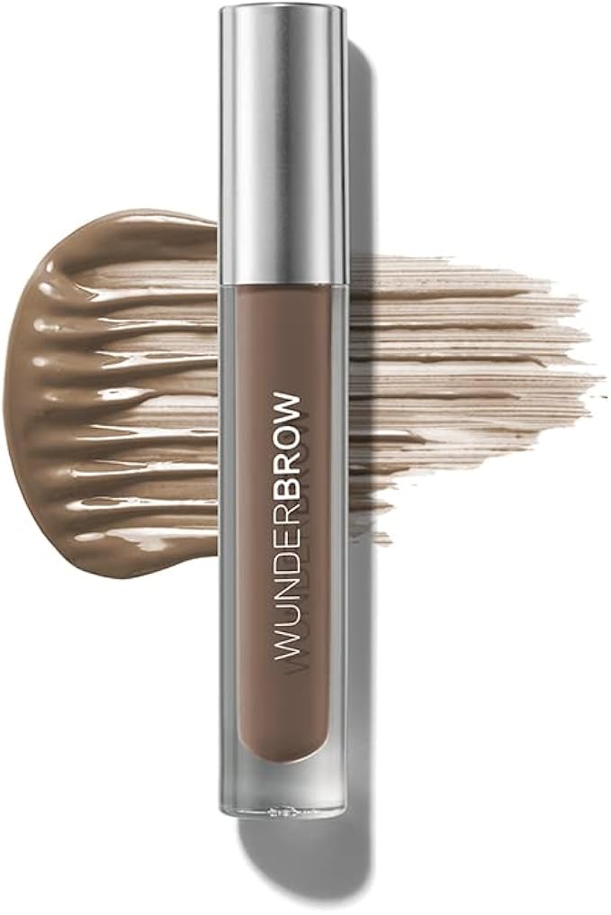 WUNDER2 Wunderbrow Waterproof Eyebrow Gel, Brunette, Vegan and Cruelty-Free