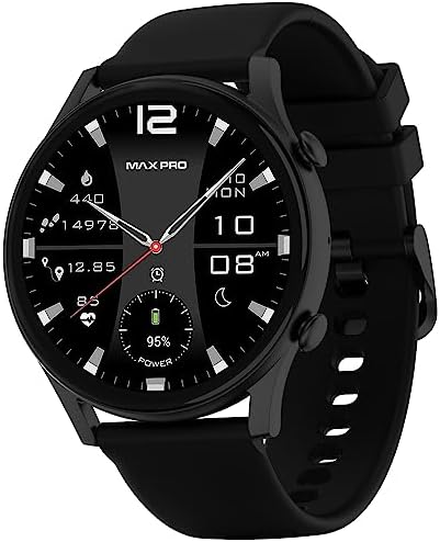 Maxima Max Pro X4 Smartwatch with SpO2, Up to 15 Day Battery life,1.3 ...