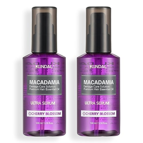 [KUNDAL]�y1+1�z�E���g���w�A�Z����#�`�F���[�u���b�T�� MACADAMIA ULTRA HAIR SERUM 100ml #CHERRY BLOSSOM
