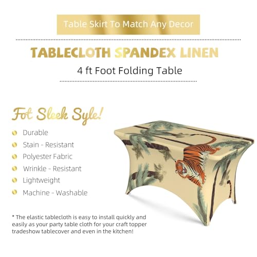 Nappe élasthanne résistante et moderne pour table de banquet 1,2 m