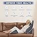 4PCS Orthopedic Bed Wedge Pillow Set for Sleeping, Post Surgery Foam Support Pillows for Back, Neck and Leg Pain Relief, Adjustable Triangle Pillow – Acid Reflux, GERD & Snoring Recovery, White Grey