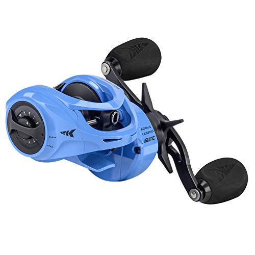 KastKing Royale Legend Baitcasting Reels,Elite Series Fishing Reel,6.6:1 Gear Ratio,Left Handed,Metallic Blue