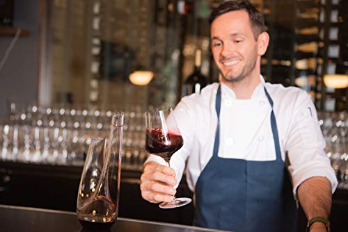 Gabriel-Glas Bundle - 2 Items Set Of 6 - Austrian Crystal Wine Glass -Standart Edition, And Two Microfiber Wine Glass Towels #TOP6