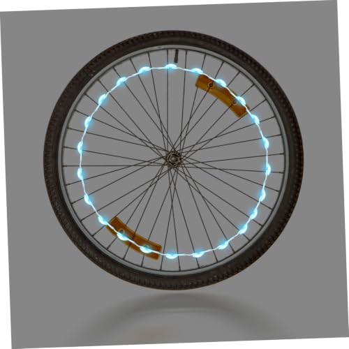 Luces LED para radios de bicicleta recargables RGB impermeables 6
