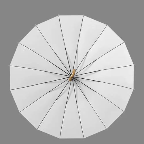 Parapluie automatique grand format double avec mât long robuste vert