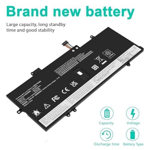 Image of L18C4P71 L18M4P72 Battery for Lenovo Thinkpad X1 Carbon 7th Gen, X1 Carbon 8th Gen,ThinkPad X1 Yoga 4th /5th Gen Series 02DL004 02DL005 02DL006 L18L4P71 SB10K97644 SB10K97642 SB10K97643 SB10T83174