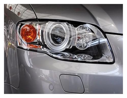 Coque transparente de phare avant droit en polycarbonate durable pour rénovation automobile