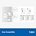 Tapo Smart Wi-Fi Deadbolt Door Lock – Keyless Tactile Buttons, Customized Access with in-App Monitoring, Auto-Lock, IP54 Weatherproof, BHMA Grade 3, Compatible with Standard Door Sizes, Tapo DL100