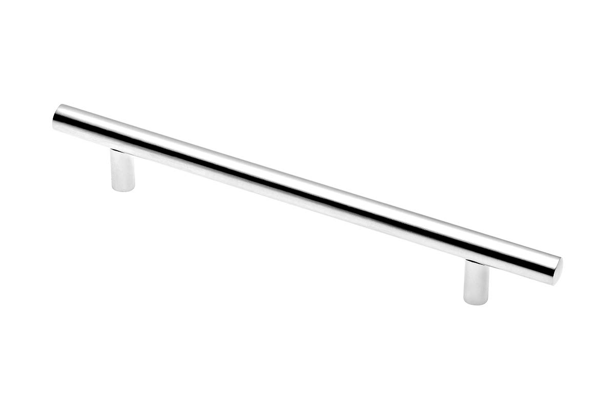 GTV RS Bar Handle Hole Spacing: 160 mm, Total Length: 220 mm, Polished Chrome, Silver, 160mm hole centres - Image 3