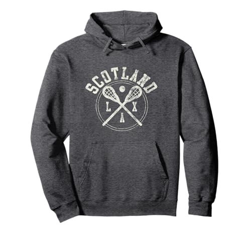Vintage Scotland Lacrosse Pullover Hoodie