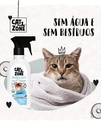 CAT ZONE Banho A Seco - Sem Agua Transparente 300 Ml