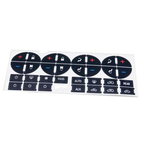 Autocollant bouton pour Buick Enclave kit réparation climatisation voiture