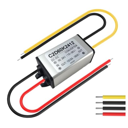 Spannungswandler 24v auf 12v 5A, DC DC wandler 24 auf 12, spannungsbegrenzer 12, Step Down Power Supply Buck Converter （15-36V)