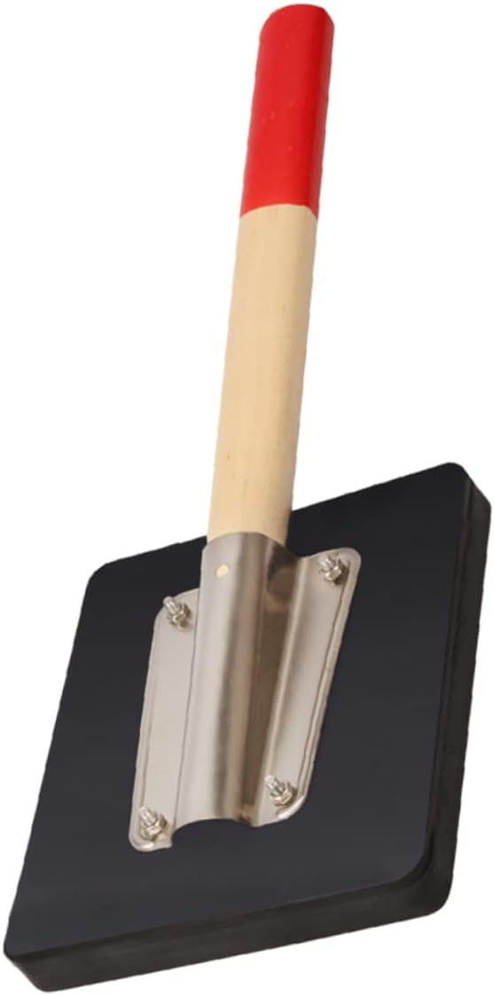 Rubber Hammer with Wooden Handle for Tiling and Paving High Elasticity and Wear Resistance Clapper Tool for Floor Installation and Diy Projects