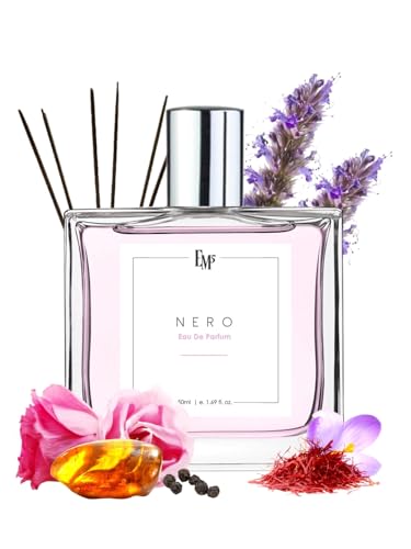 Image of EM5 Nero Unisex Perfume Spray for Men & Women | Spicy Rose Woody | EDP Strong & Long Lasting Fragrance | Luxury Gift for Men /Women
