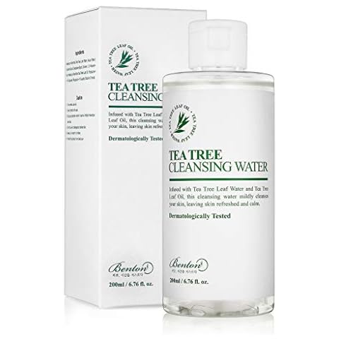 Desmaquillante Benton Tea Tree Cleansing Water para piel grasa sensible Cover