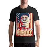 Meresysid Shirt Clayton Musics Bigsby Mens T-Shirt Short Sleeves Crewneck Top Tee Casual Summer Cotton Soft Shirts Large Black