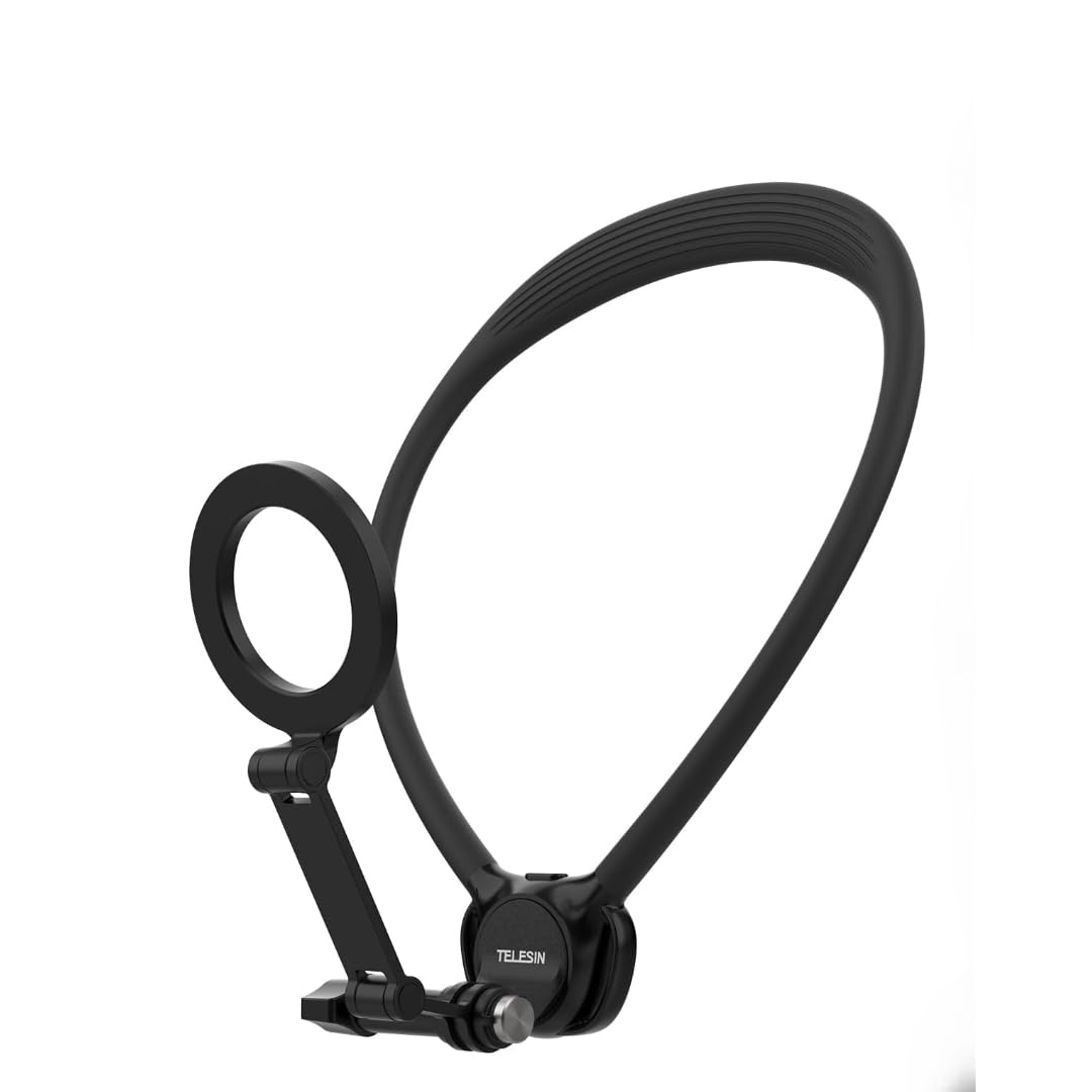TELESIN Neck Mount Se 2.0 Combo Set, Magnetic Phone Holder for iPhone Android, Chest Strap Hand Free POV Video Phone Stand for iPhone 16 15 14 13 12 Samsung Android Action Cameras-picture-15