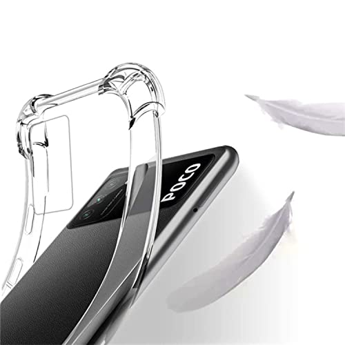 Kit Capa Anti Impacto e Película De Vidro 3D 9D Compatível Para Xiaomi Pocophone Poco M4 PRO 5G