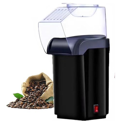 UZIAH Torréfacteur Électrique 1200 W Torréfacteur Électrique Domestique pour Grains De Café, Torréfacteur, Cuisinière, Usage Domestique,Noir