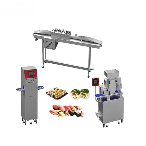 Sushi Manufacturing Line – Fully Automatic Roll Forming & Cutting Machine, Rice Spreader, Rotary Slicer, Horizontal Filling System for High-Volume Sushi Production in Catering & Central Kitchens