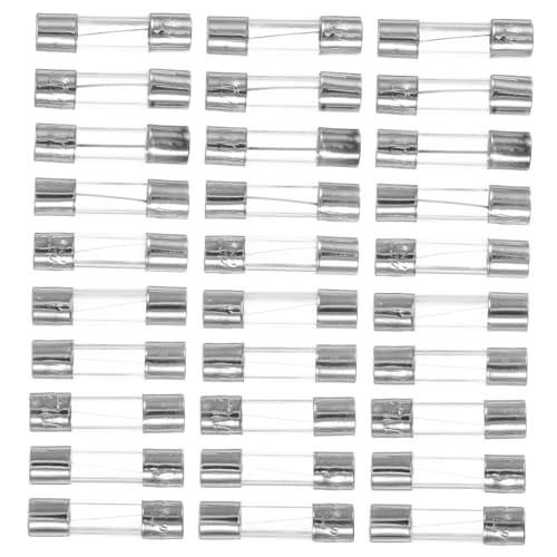 ABOOFAN 1 Set Kit surtido de fusibles de tubo de vidrio para uso doméstico y automotriz, fusibles de acción rápida con diseño transparente para protección rápida del circuito miniatura 1