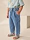 NEXT Jeans mit Bindegürtel Light Wash 3 Monate