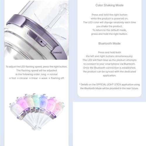 Image of ILLIT Official Lightstick + 3 Extra photocards Set