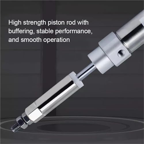 Cilindro neumático ajustable CDJ2B16 de acero inoxidable duradero 5