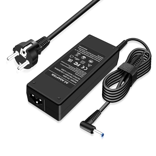 90W Alimentatore per HP Pavilion 10 11 14 15 17 EliteBook G3 G4 G5 G6 G7 820 830 840 850 ProBook 430 440 450 470 11 EE G1 x360 11 G2 EE 721092-001 Caricabatterie per Laptop 4,5×3,0 mm