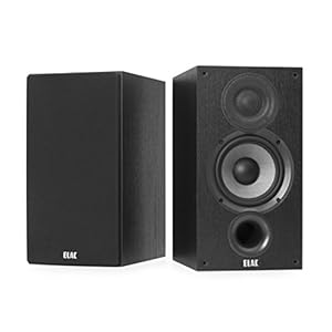 ELAC DEBUT B5.2 rekken luidsprekers zwart decor