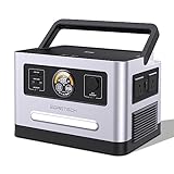 Egretech Sonic 1200W Portable Power Station, Solar Generator 1200W, 999Wh Backup Lithium Battery, 1.67H to Full Charged, with 8 Output Ports for Outdoor, Camping RVs Van Emergency(Peak 2400W)