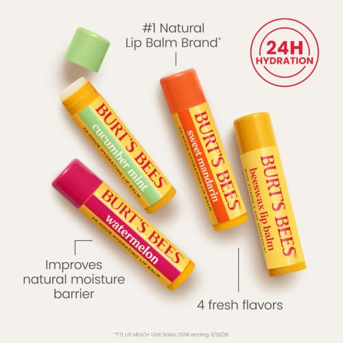 Burt's Bees Lip Balm Set, Freshly Picked, 0.15 oz., 4 Tubes - image 5