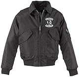 hochwertige Jacke mit Aufnäher-Veredelung