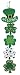 St Patricks Day Decoration Wall Hanging Welcome Wood Sign - Shamrock