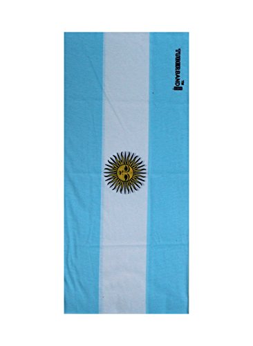 Seamless Multifunctional Unisex World Cup Of Soccer Argentina Country Flag Bandana. Unique Design. Microfiber. Outdoor Sport Head Band. One Size Fits Most .Uv Protection, Strong, Durable, Soft, Breathable, Absorbent, Can Be Used As Hairband, Wrist Band,Neckerchief,Cap,Face Mask,Balaclava,Hood,Sun Guard , Hat Liner And More. #TOP6