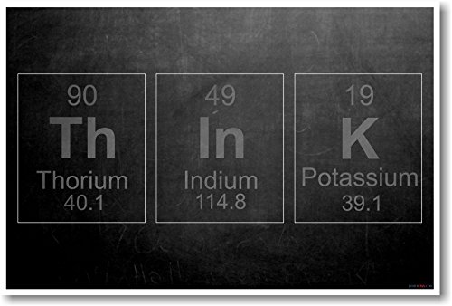 ThInK - Periodic Elements - NEW Science Motivational Poster