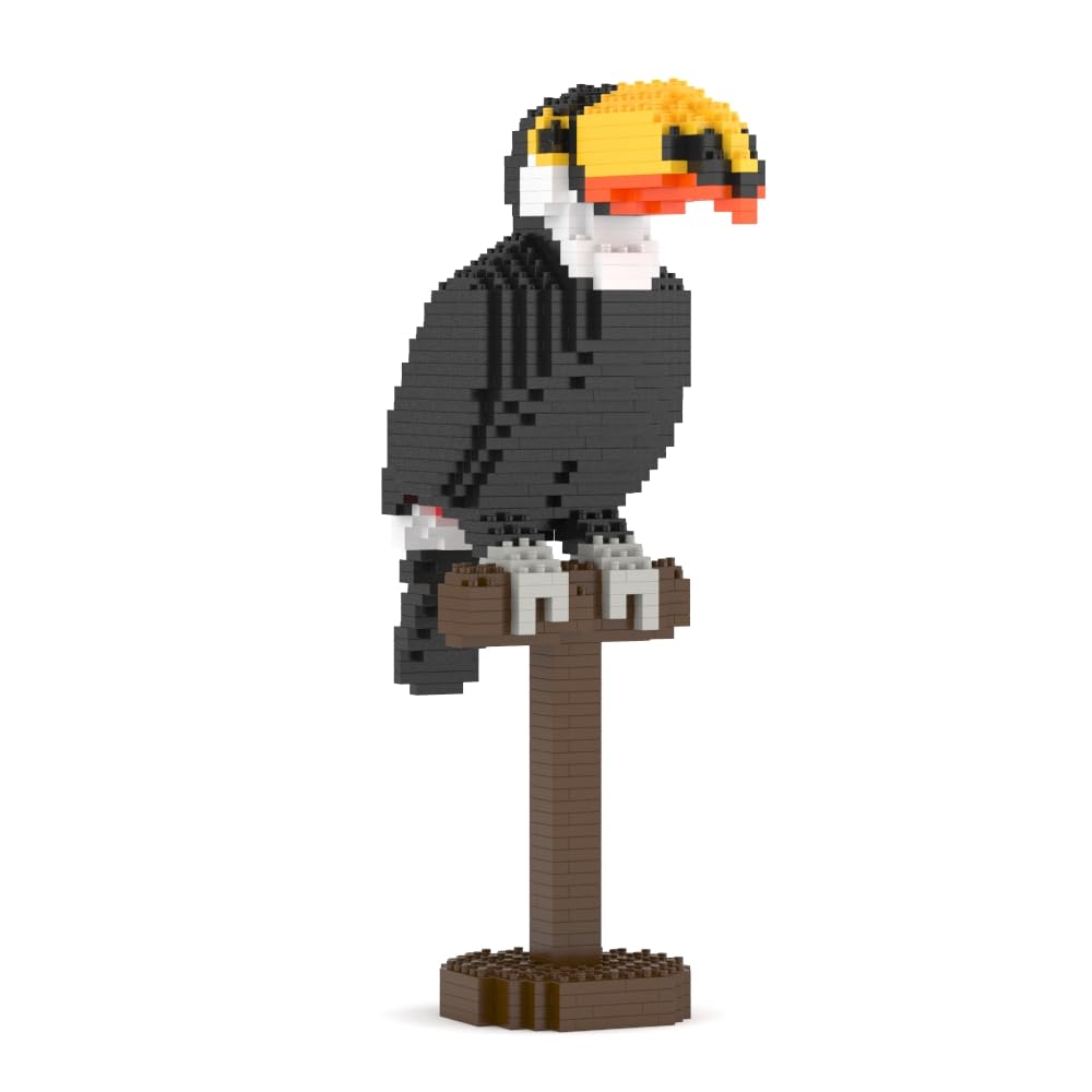 JEKCA | Toco Toucan 01S | Tucan | Esculturas de Animales de Bloques de construcción
