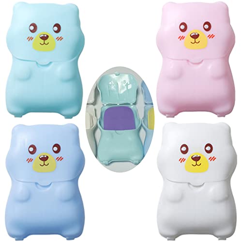 Saijer Fogli di Sapone da Viaggio, (400 Fogli) Sapone in Fogli da Viaggio Monouso Sapone Portatile in Foglietti Sapone da Viaggio in Fogli Orsetto Mini Sapone Carta all'Aperto Campeggio Escursioni