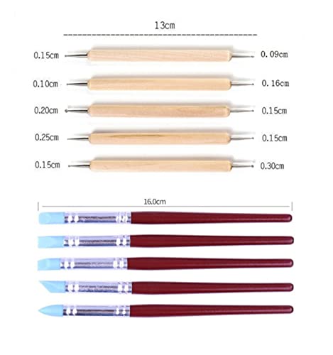 Multifunctioneel Diy Keramiek Klei Sculptuur Polymeer Tool Set Beginner's Multi-Tools Craft Sculpting Aardewerk Modellering Carving Smoothing Kit voor kleiaardewerk, doe-het-zelf - Image 4