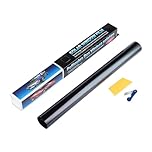 Window Tint Film for Car, Van and Vehicles (50cm x 3m) Car Window Tint Film with Art knife and silicone scraper- Heat Insulation, Sun Protection, Glare and Privacy Film (Smoke Dark Black 15%)